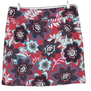 Talbots Floral Printed Skirt Size 10